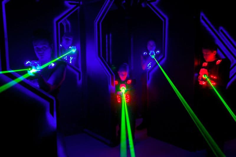 Laser game  la Runion