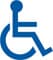 Logo accès personnes handicapées