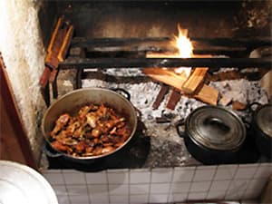 Cuisine carri feu de bois saint Andre